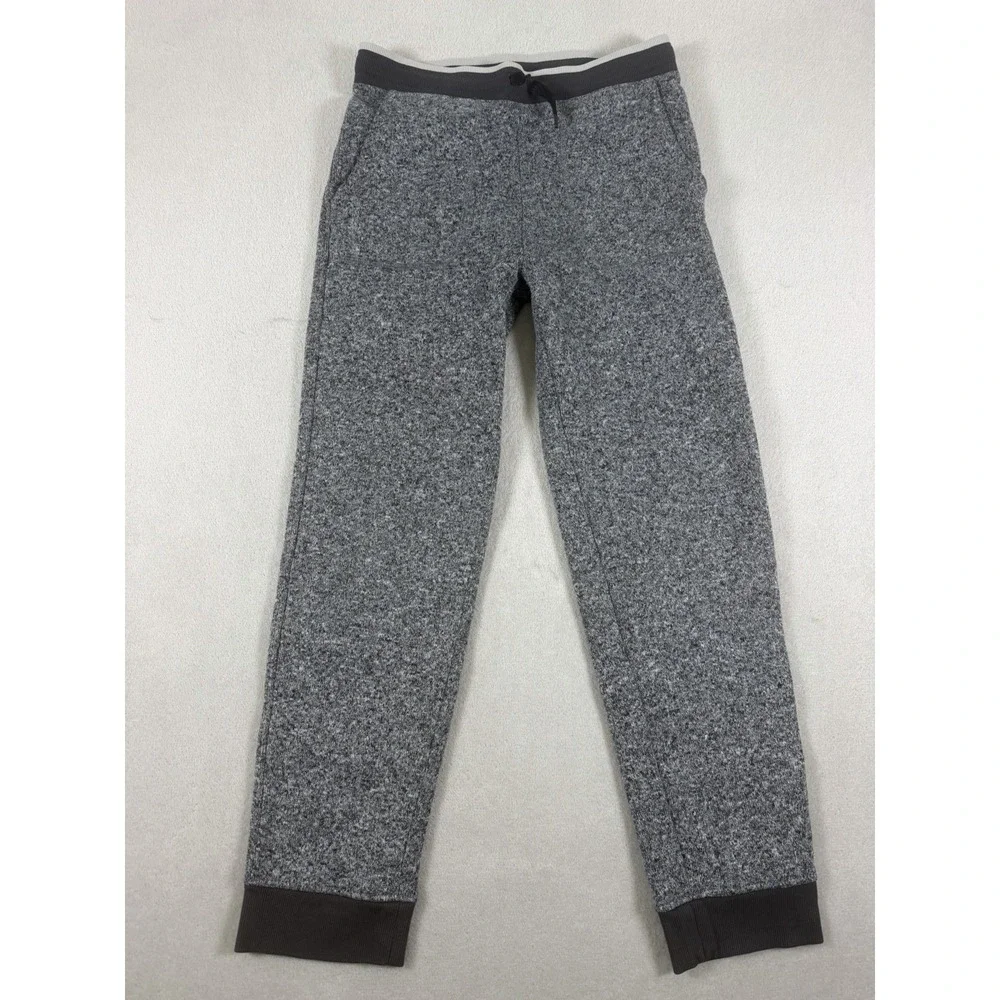 Old Navy Boys Gray Marled Fleece Jogger Sweatpants Size XL 14-16